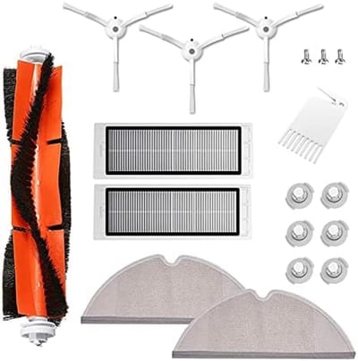 18-delige Reserveonderdelen Set voor Robotstofzuigers - HEPA-filter, Hoofdborstel, Zijborstels, Wisdoeken en Meer - Universele Compatibiliteit