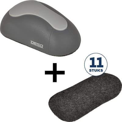 DESQ® Magnetische wisser met navul filt 11 stuks - Whiteboards en Glassboards - SET