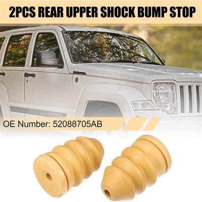 2 Stuks Achter Jounce Bumper Bump Stop Set Voor Jeep Liberty Kj 52088705AB 2002-2007 gray