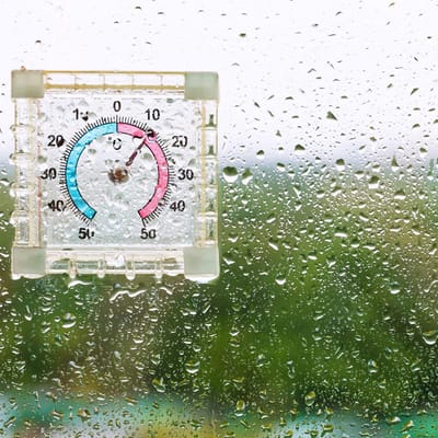 Zelfklevende Raamthermometer voor Binnen en Buiten - Voor Gemakkelijke Temperatuurmeting