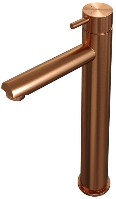Brauer Copper Edition Verhoogde Opbouw Wastafelmengkraan Model B Koper Geborsteld PVD