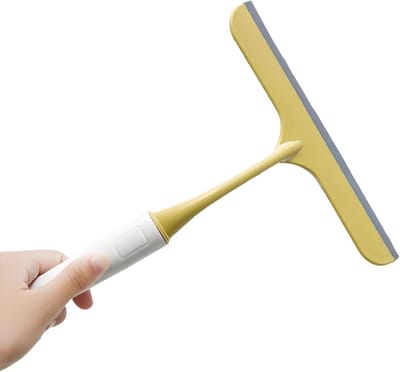 Raamwisser Cleaner - Doucheglas Tool - Streeploos Reinigen - Verlengde Handgreep - 20 x 26 cm - Een