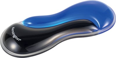 Kensington Slim Ergonomische Duo Gel Muis/Trackball Polssteun - Blauw/Zwart