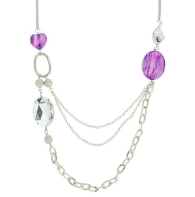 Behave - Gelaagde ketting met kralen - Creatieve kleurrijke stijl