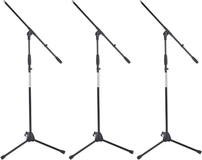 Microfoonstandaard met galgenarm - Robuust statief voor podium en studio