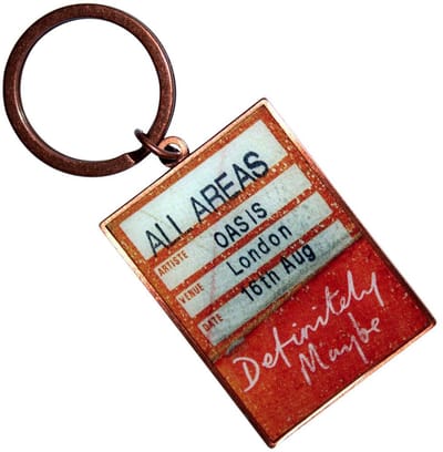 Oasis - Definitely Maybe AAA Setlist Sleutelhanger - Multicolours