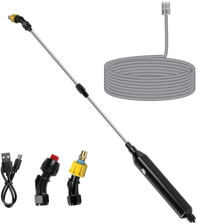 Dailygoods - 5m Tuinspuit met Elektrische Handgreep - Drukspuit voor Plantenverzorging