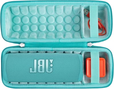 Waterdichte Hard Case voor Draagbare Bluetooth Speaker - Geschikt voor Flip 7 en Flip 6, Bescherming en Opbergruimte (Groen)