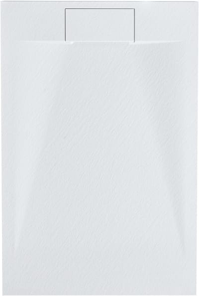 BELIANI AZZURRO - Douchebak - Wit - 120 x 80 x 3 cm - SMC (kunststof)