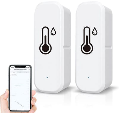 Draadloze WiFi Temperatuur en Vochtigheidssensor met App Melding