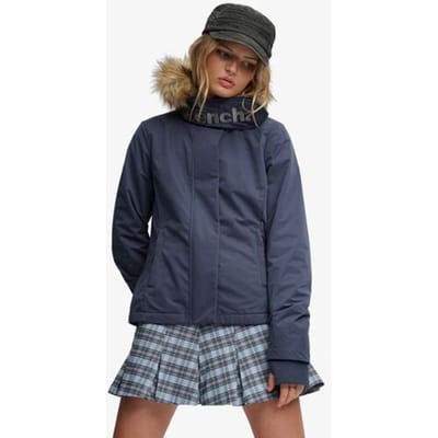 Windbreaker met capuchon van fauxbont dames Superdry Bench