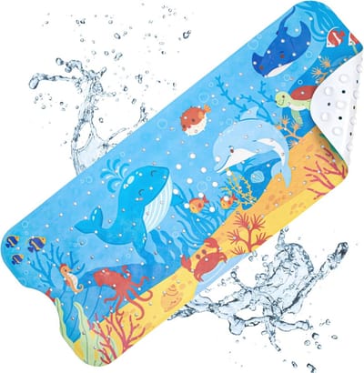 Antislip Badmat 100 x 40 cm - BPA-vrij en Machinewasbaar