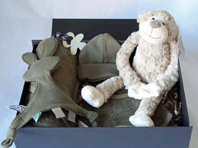 Giftbox It's a boy - cadeau met naam - gepersonaliseerd -cadeau baby jongen - kraamcadeau - babyshower - kraammand