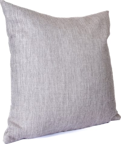 Kussenhoes 45x45cm Wit (Naturel) - Met Rits - Linnen & Recycled - Wasbaar - Strijkbaar - Belgische makelij
