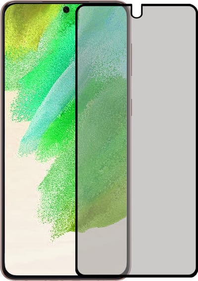 Screenprotector - Geschikt voor Samsung Galaxy S21 FE - Privacy Filter - Gehard Glas - Beschermglas - Tempered Glass - Screen Protector