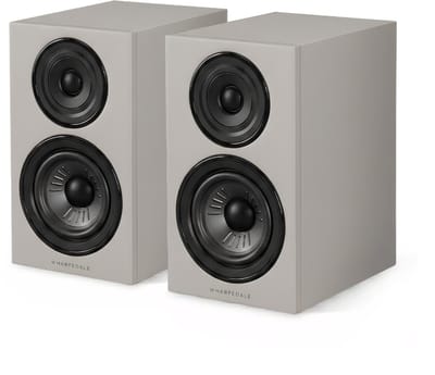 Wharfedale Diamond 12.0i Boekenplank Speakers – Stereo Hifi Set – 2-weg Luidsprekers – Compact Formaat – Passieve Speakers – Grijs