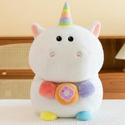 Nieuwe Schattige Schattige Eenhoorn Pop Creatief Kinder Pluche Speelgoed Pop Verjaardagscadeau 27cm