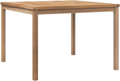 Tuinmeubel Tafel Massief Teakhout 110x110x77 cm Houten Buitenmeubel