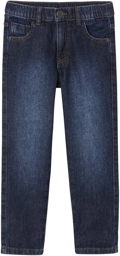 Vertbaudet Elastische en verstelbare jeans met wijde pijpen