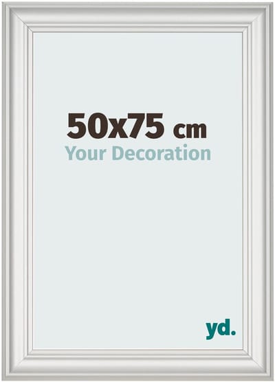 Your Decoration - Fotolijst 50x75 cm - MDF - Wit Geveegd - Lazio