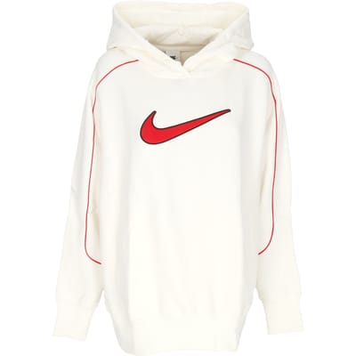W Sportswear dameshoodie Swoosh oversize hoodie Zeil/zeil/universiteit rood