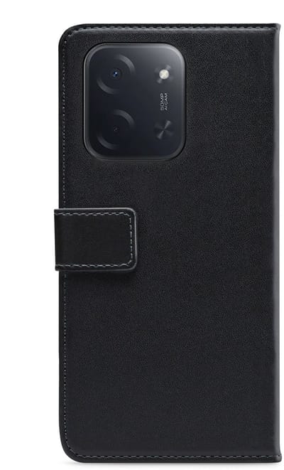 Mobilize Telefoonhoesje geschikt voor POCO C85 Hoesje | Mobilize Classic Gelly Wallet Bookcase Portemonnee | Pasjeshouder voor 2 Pasjes | Telefoonhoesje voor Pinpas / OV Kaart / Rijbewijs - Zwart