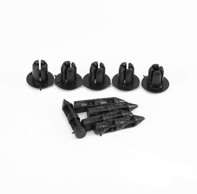 Dailygoods- Klinknagels 6mm - Pakket van 100 stuks - Bevestigingsclips - Auto-styling - Duurzaam materiaal - Eenvoudig te gebruiken
