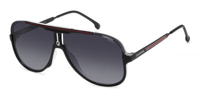 Carrera CARRERA 1059/S BLACK RED/ DARK GREY SHADED 64/11/145 Herrenbrillen Zonnebrillen