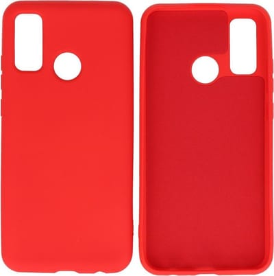 Bestcases Fashion Telefoonhoesje Backcover Huawei P Smart 2020 - Rood