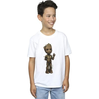 Marvel Jongens Ik Ben Groot Golf Positie T-Shirt (Wit)