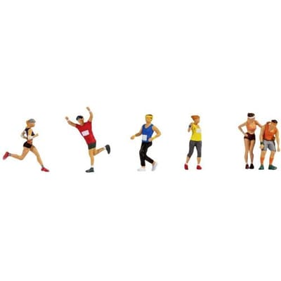 NOCH 15890 H0 Marathonlopers figuren Geverfd