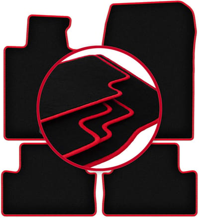CARLUX-RED automatten voor: Honda Accord VIII sedan, stationwagen, tourer (2008-2015)