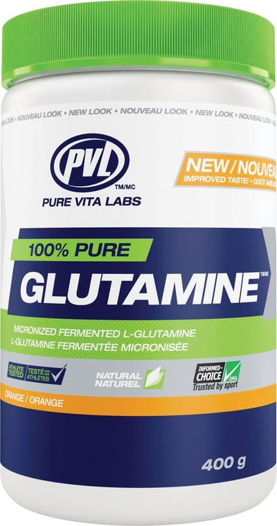 PVL 100% Pure Glutamine (400g) Orange - Aminozuren - Glutamine