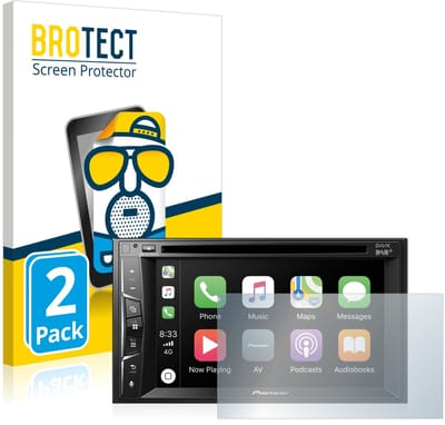 BROTECT - Screenprotector voor Pioneer AVH-Z3200DAB - Folie Beschermfolie matte 2 Stuks