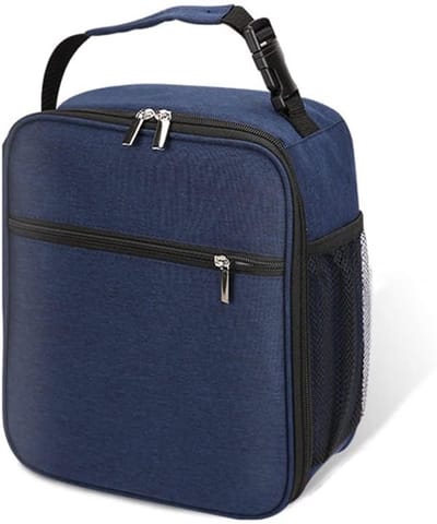 Isolerende en Waterdichte Lunchtas voor Picknick, Camping en Strand - Koeltas voor Voedselopslag en BBQ, Blauw