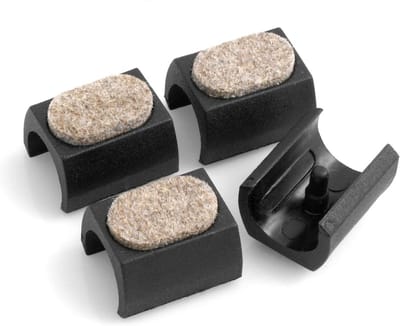 Set van 4 Viltglijders voor Stoelpoten, Diameter 16-17 mm, Geluidsdempend