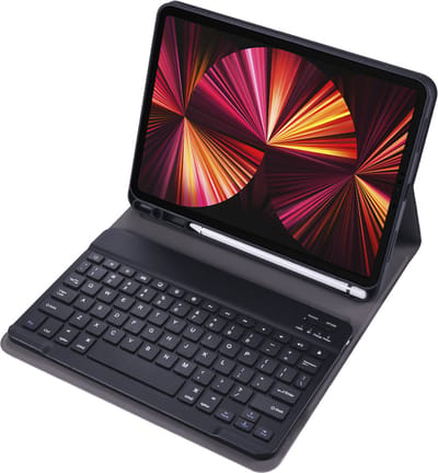 Hoes Geschikt voor Apple iPad Pro (2018) - 11 inch - Toetsenbord Case - Keyboard Book Cover - Hoesje - Zwart