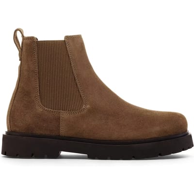 Laarzen Birkenstock Highwood Slip ON Men Suede Leather Dark Tea