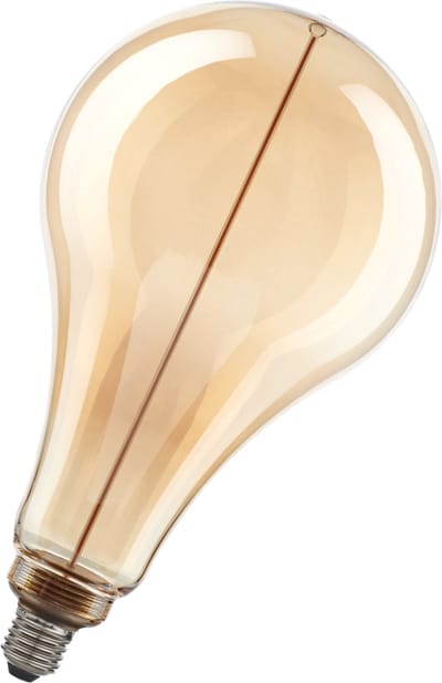 Bailey SpiraLED Laser A165 2W 130lm 2200K Goud LED Filament | E27 | Zeer Warm Wit | 2 watt | 15.000 Branduren