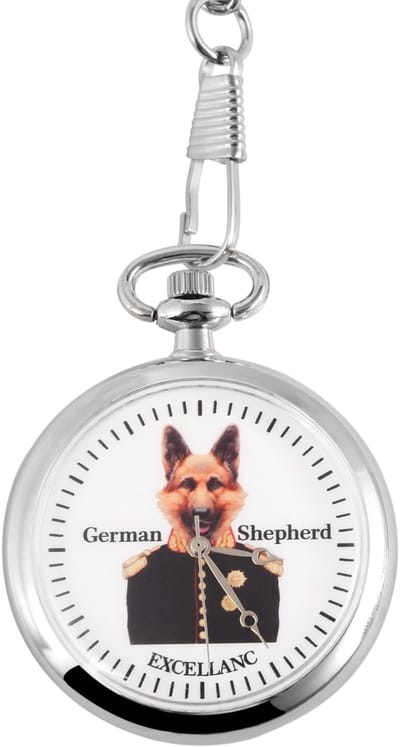 EXCELLANC Herrenuhr Metall als zakhorloge met Duitse adelaar