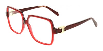 Ferragamo SF3058 Transparent dark red gradient 56/15/145 WOMAN Brilmonturen