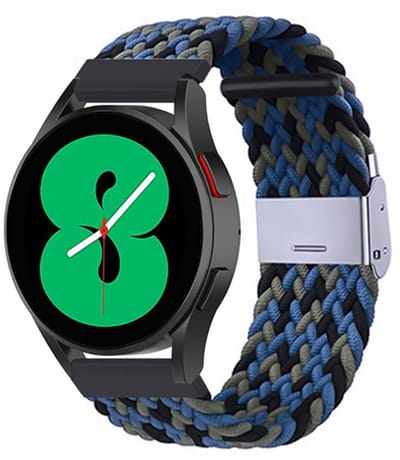 By Qubix - Braided nylon bandje - Camouflage - Geschikt voor Xiaomi Redmi Watch 5 Active / Redmi Watch 5 Lite