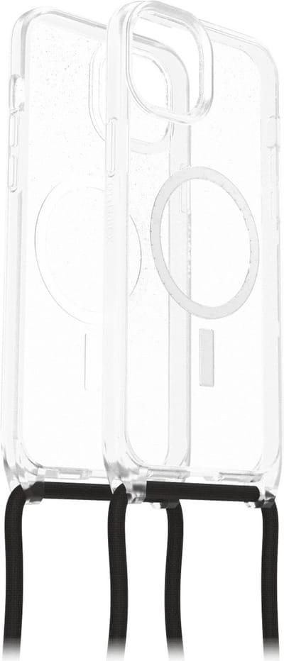 Geschikt voor OtterBox Apple iPhone 15 Plus React Necklace Geschikt voor Mag Hoesje Koord - Glitter