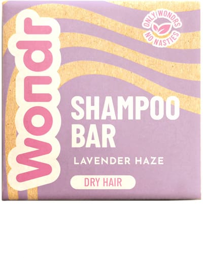 Wondr Shampoo Bar - Lavender Haze - Droog Haar - 55g Duurzame Soap Bar - Aanbevolen door Apothekers