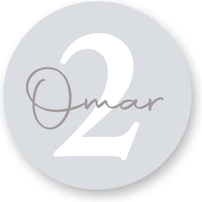25x Sluitsticker Naam cijfer - Blauw - 40 mm - Verjaardags sticker - Sluitzegel - Sticker Verjaardag jongens meisjes - Uitdelen - Cadeau's Kado's -Sluitzegel - Uitdelen - Jarig - Trakteren - traktatiestickers Pimp Studio