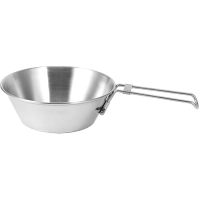 Buiten Verdikken 304 Roestvrij Staal Opvouwbare Draagbare Picknick Kom Camping Kookgerei Keukengerei white