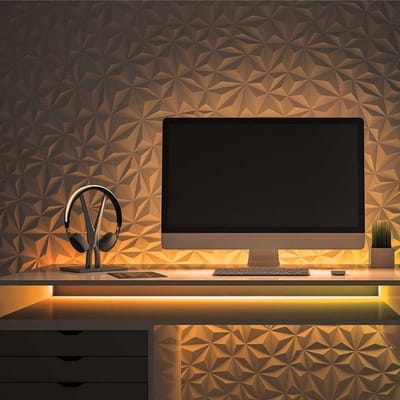 LED COB Strip 5M 24V IP67 320LED/m Amber - Overig - SILUMEN