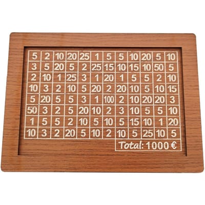 Houten spaarvarken met telpen 1000/2000/3000/5000/10000 Euro Geld spaardoos Contant geld houder Kinderen contant geld geldkistje Muntbank