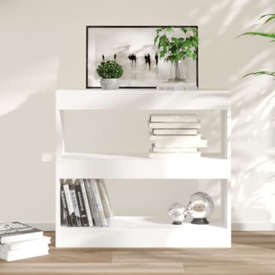 vidaXL - Boekenkast/kamerscherm - 80x30x72 - cm - wit