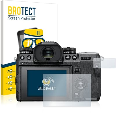 Screenprotector voor Fujifilm X-H1 Beschermglas transparant